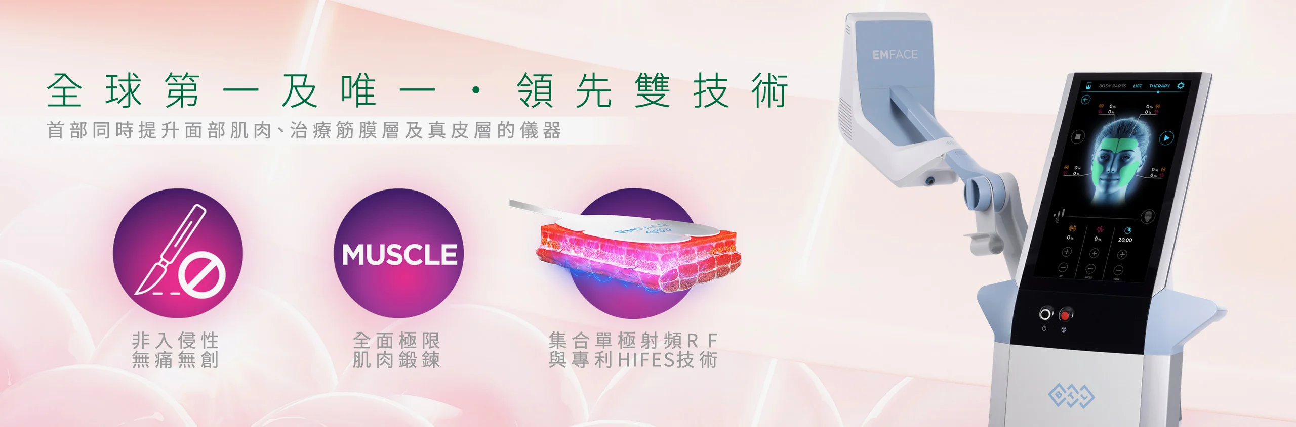 EMFACE® 全面緊緻提升療程 banner
