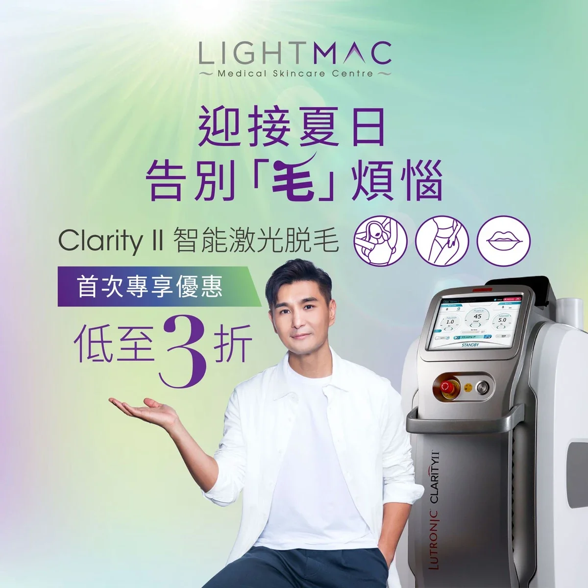 Lutronic Clarity II 智能激光脫毛